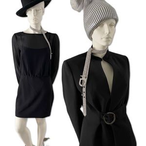 Tahari Belted Blazer & Banana Republic Mini Dress